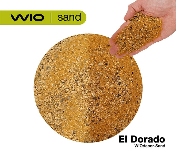 El dorado River Sand trocken/Nass