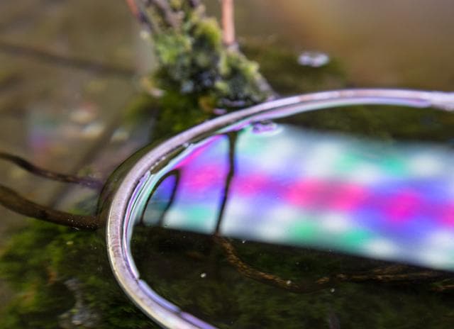 Schwimmring aus Luftschlauch