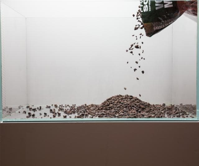 Volcano Mineral einbringen