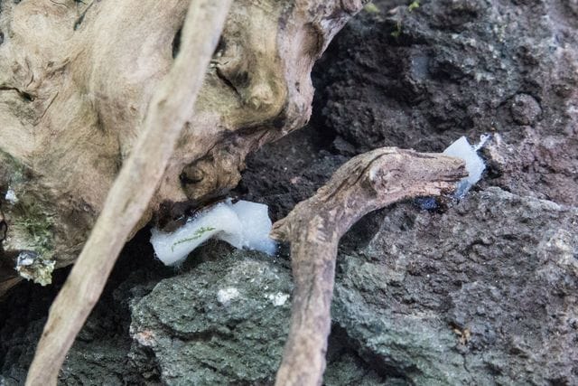 sichtbare Klebestellen