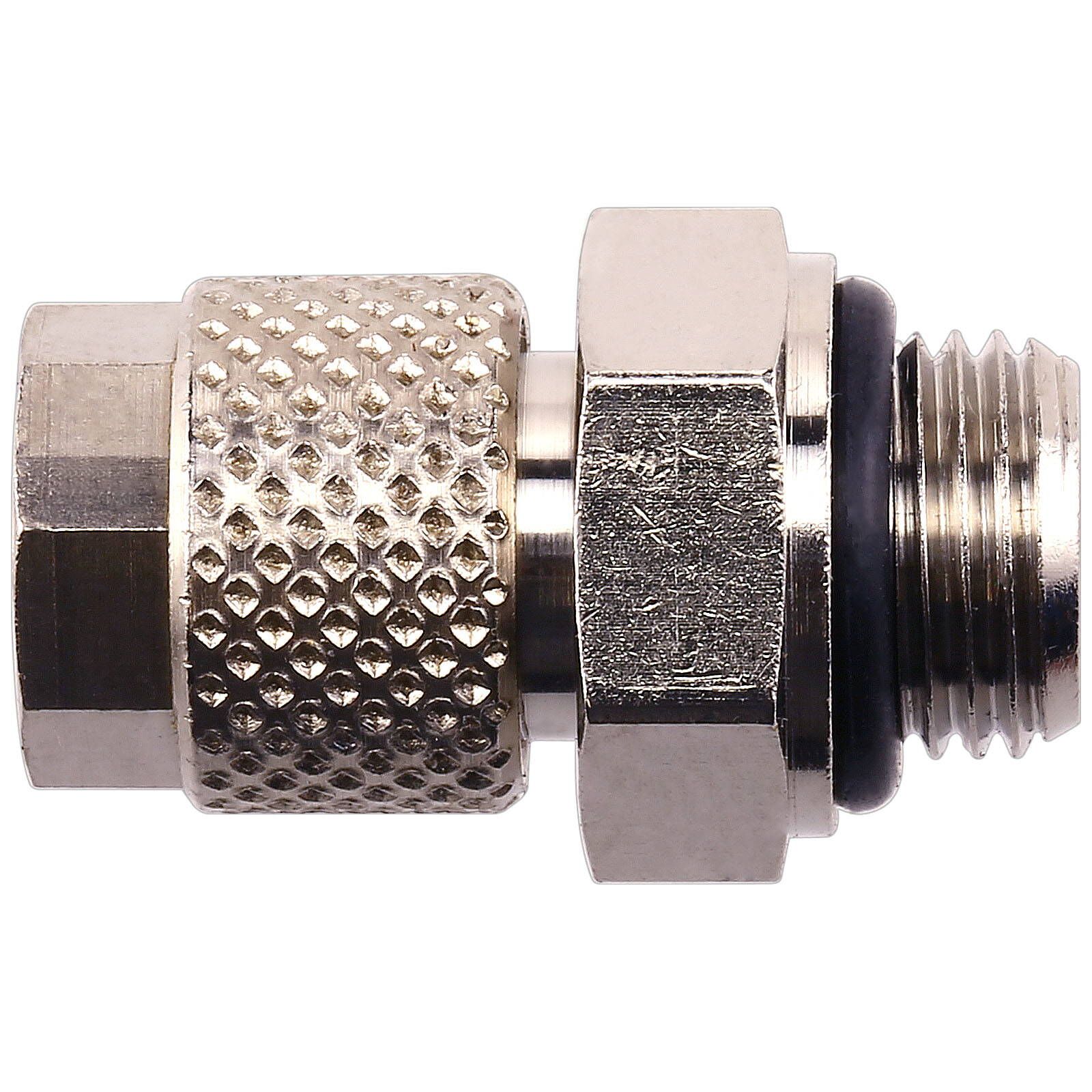 1 2 3 5 oder 10 Stck Schlauchverbinder 6 mm 4 mm RGV gerader reduziert schwarz 