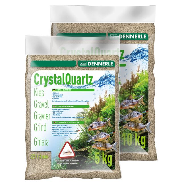 Dennerle - Crystal Quartz Gravel - natural white
