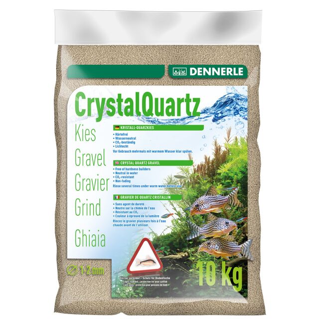 Dennerle - Kristall-Quarzkies - naturwei&szlig; - 10 kg