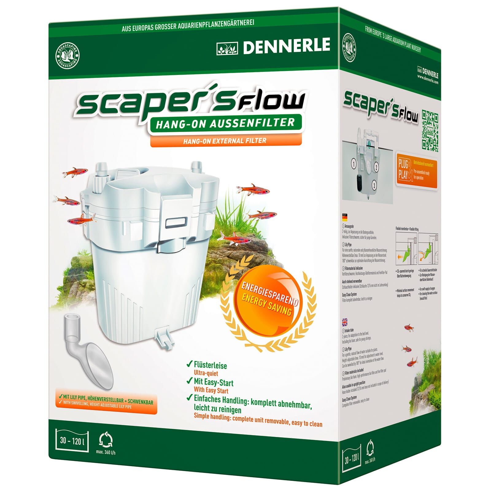 Dennerle - Scaper's Flow - Hangon-Filter