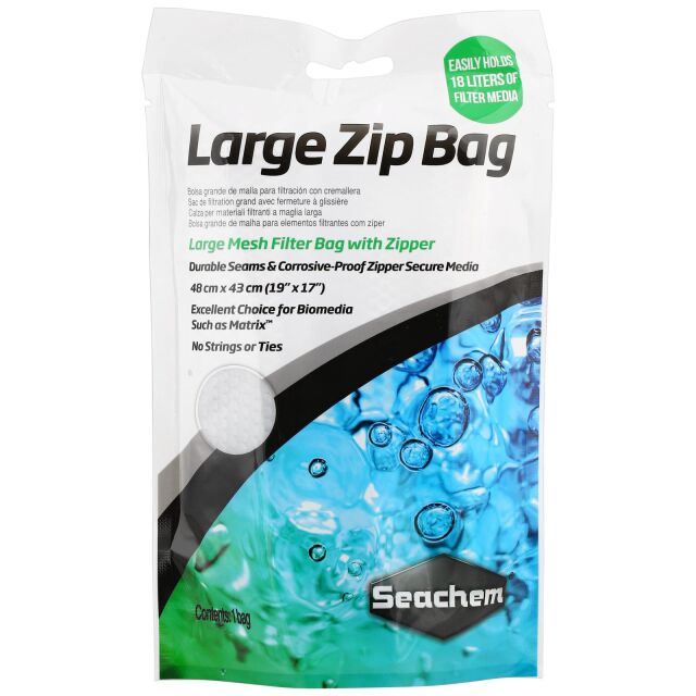 Seachem - Large Zip Bag - Filterbeutel
