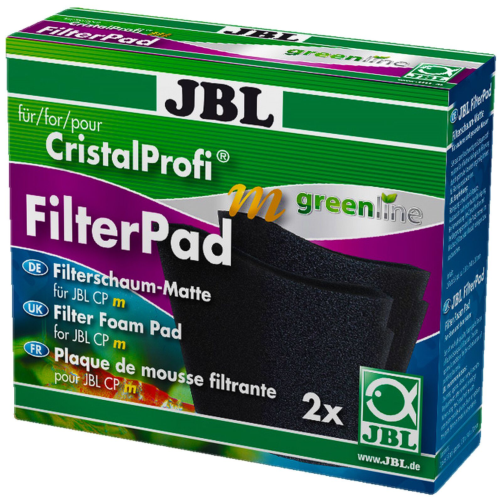 JBL - CristalProfi - m greenline - FilterPad