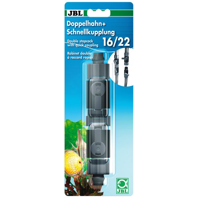JBL - Doppelhahn + Schnellkupplung - 17 mm