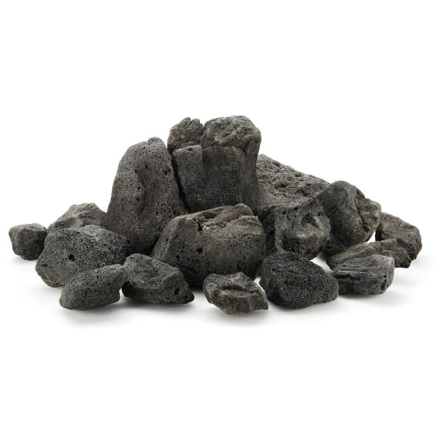 Schwarze Lava