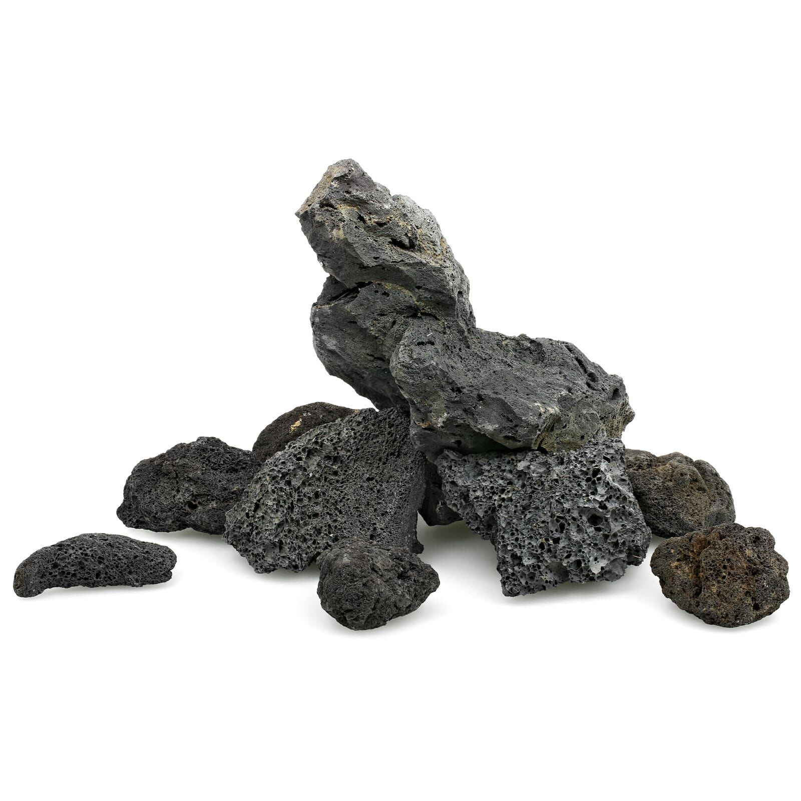 Schwarze Lava