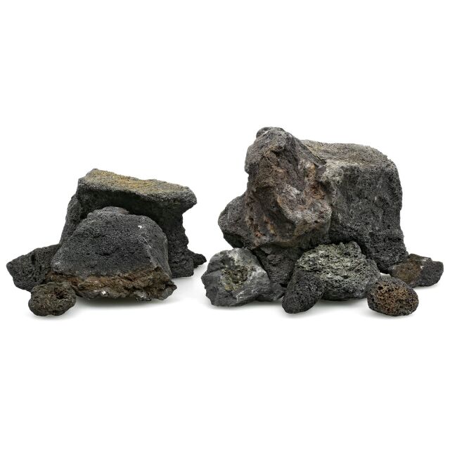 Schwarze Lava - Set - 120 cm