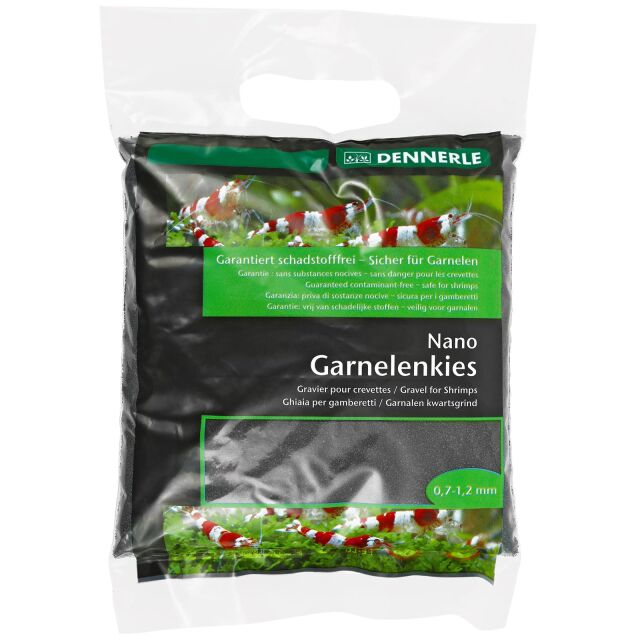 Dennerle - Nano Garnelenkies - Sulawesi schwarz - 2 kg