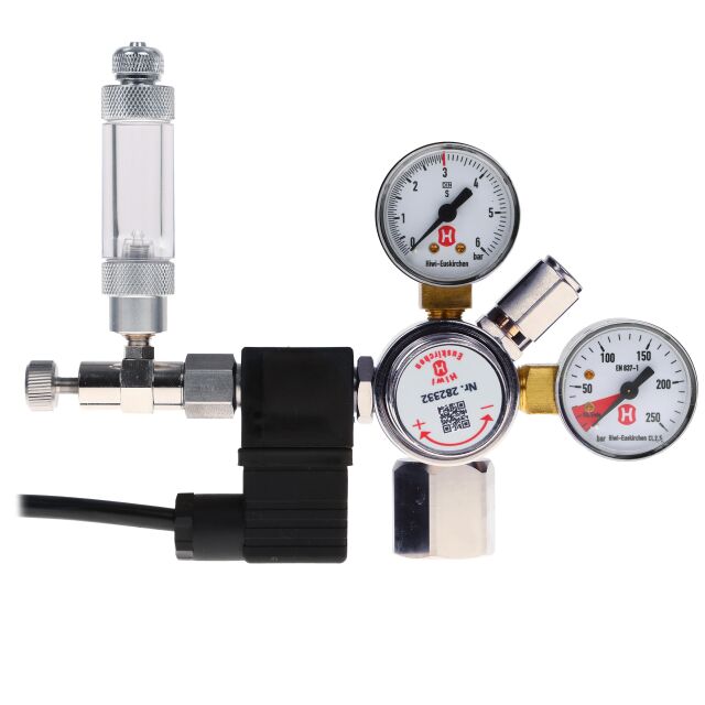 Hiwi - Pressure Regulator + SV &amp; CV + Adapter for SodaStream Cylinder