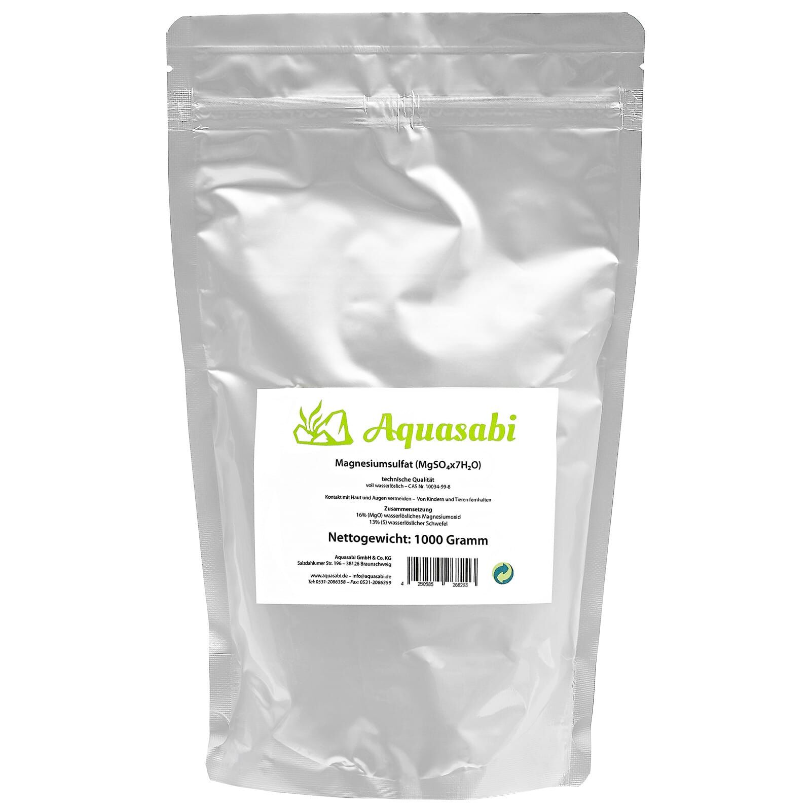 Aquasabi - Magnesiumsulfat - 1.000 g