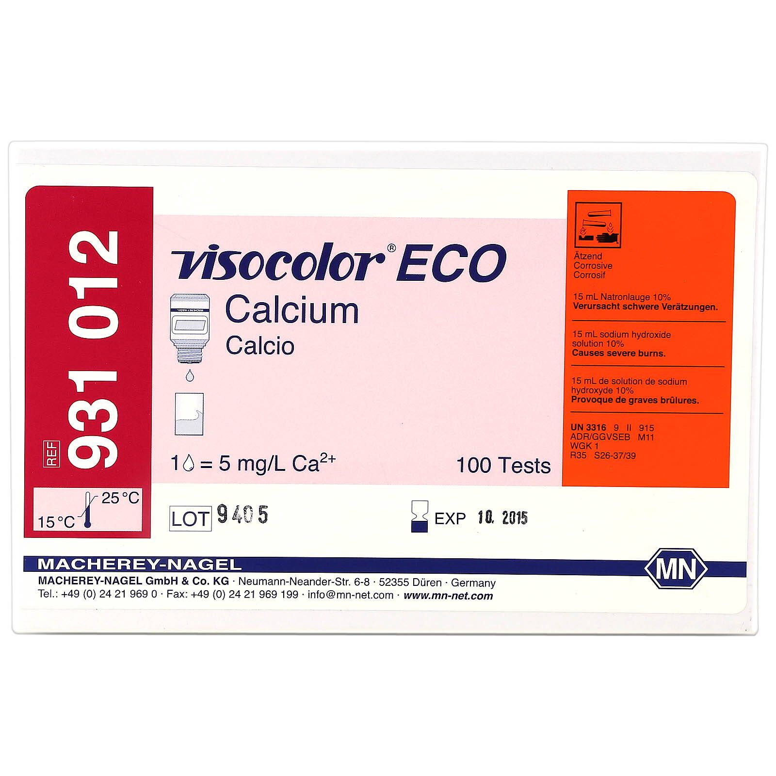 Macherey-Nagel - Visocolor ECO - Calcium - Test
