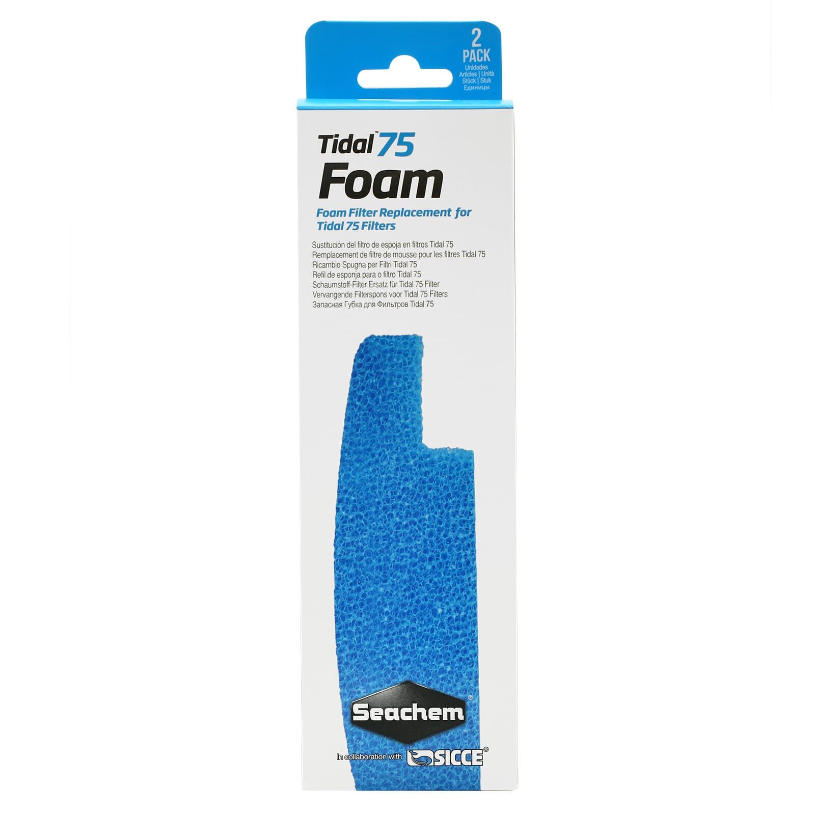 Seachem - Tidal Foam - Filterschwamm - 2x