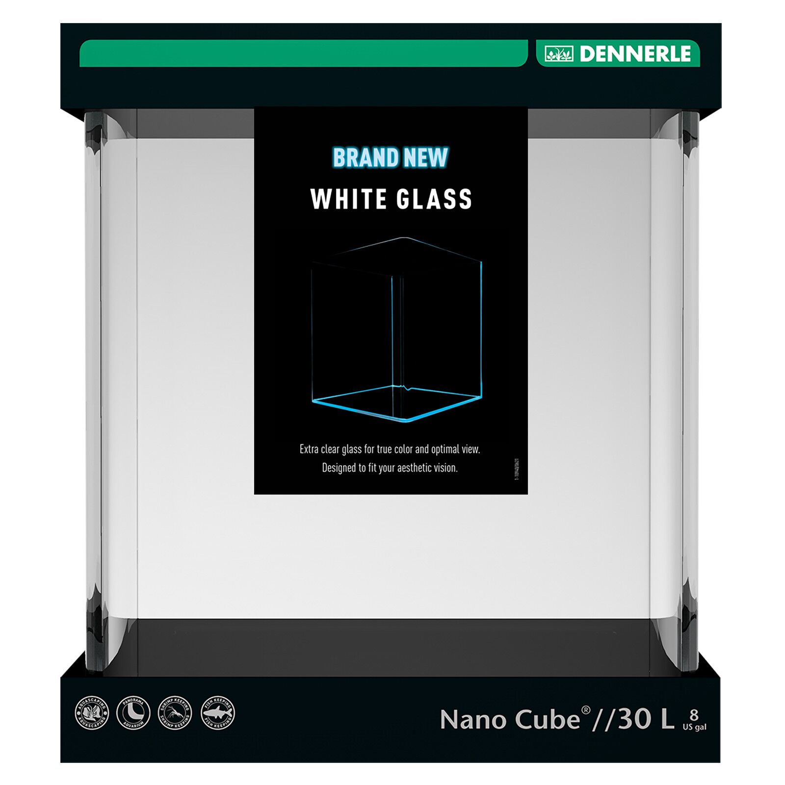 Dennerle - Nano Cube Wei&szlig;glas