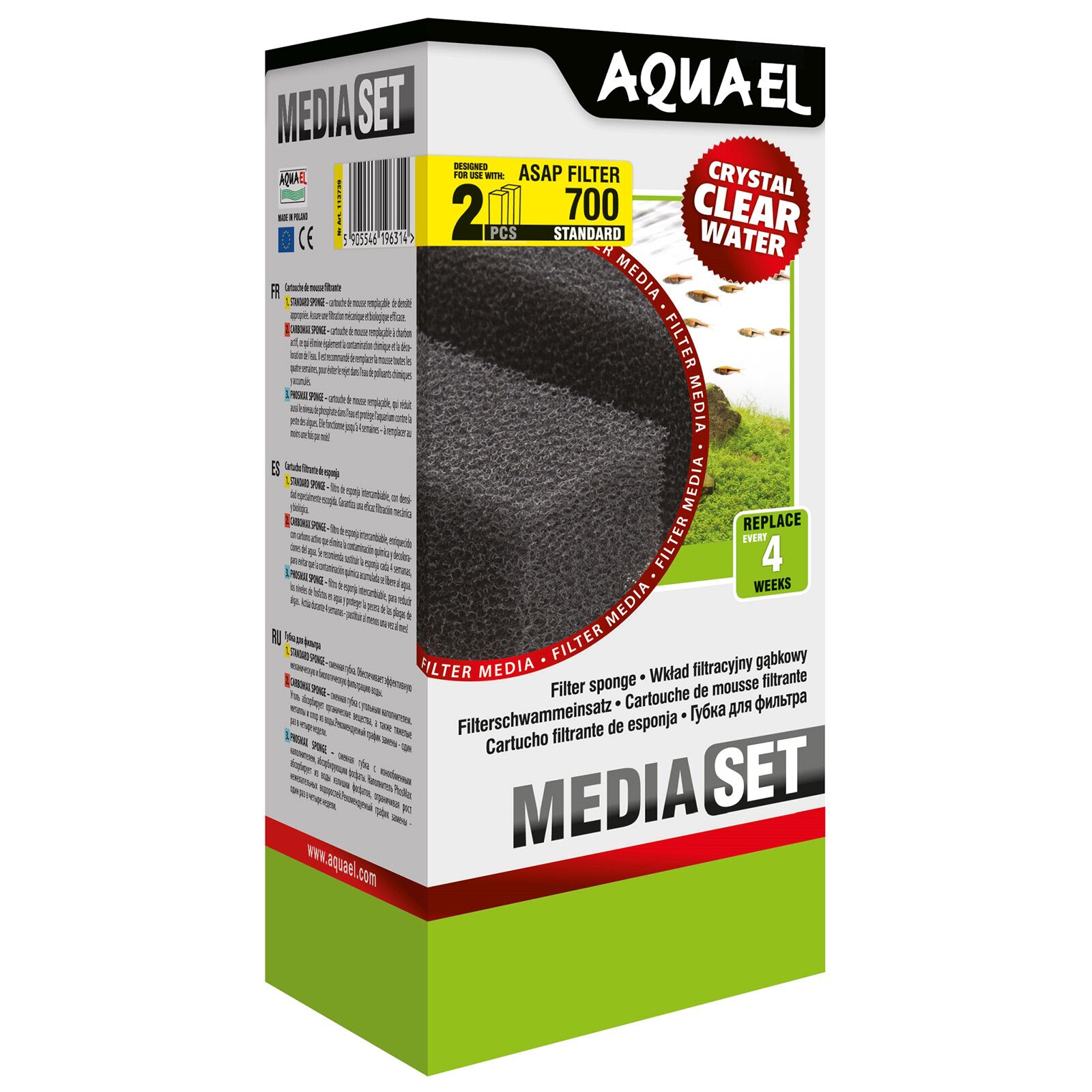 Aquael - Filterschwamm - ASAP - Standard