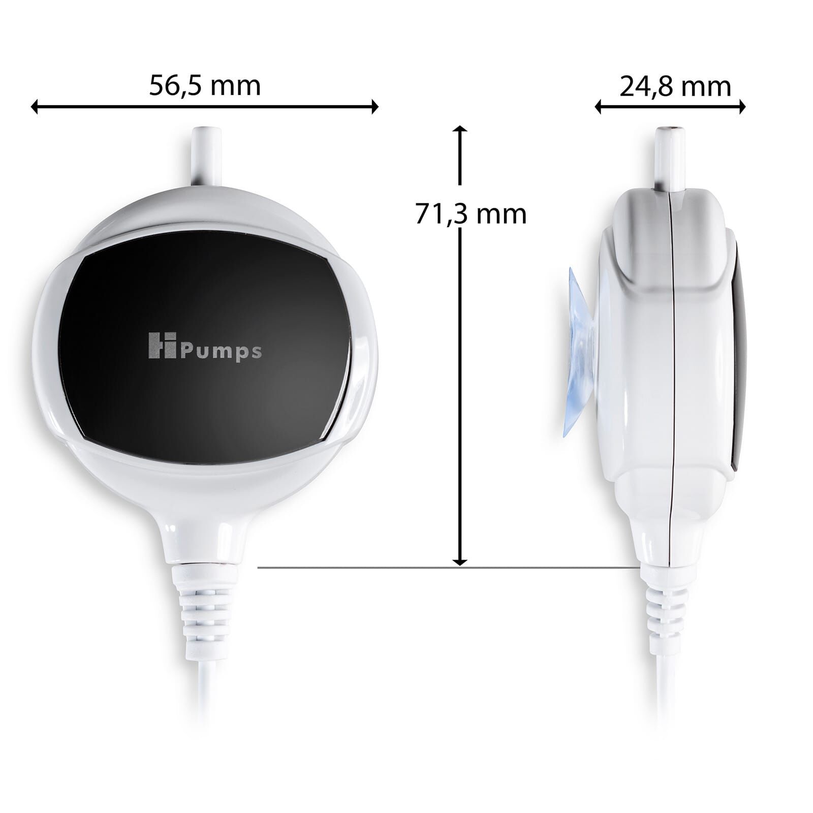 HiPumps - Nano Piezo - Luftpumpe - DeepWater - weiß - 24l/h