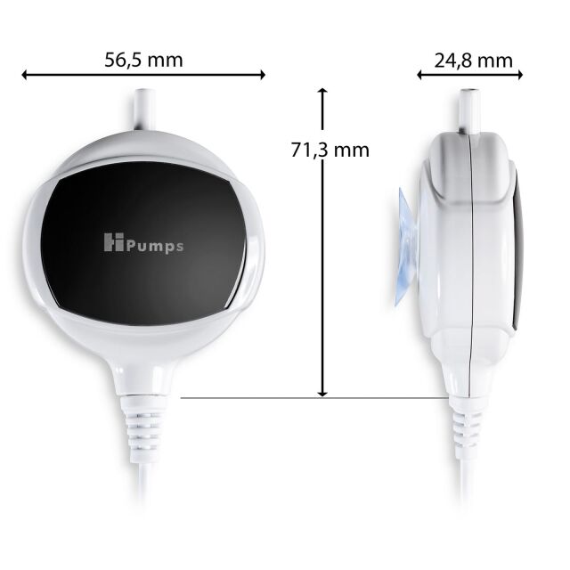 HiPumps - Nano Piezo - Luftpumpe - DeepWater - wei&szlig; - 24l/h