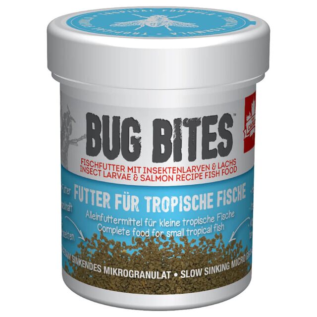 Fluval - Bug Bites Tropische Fische - Mikrogranulat - 45 g