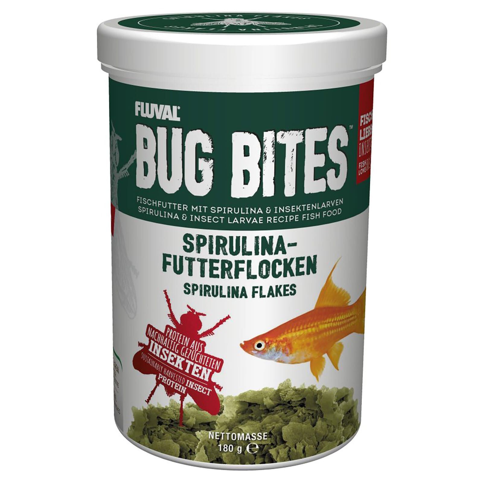 Fluval - Bug Bites Spirulina-Futterflocken