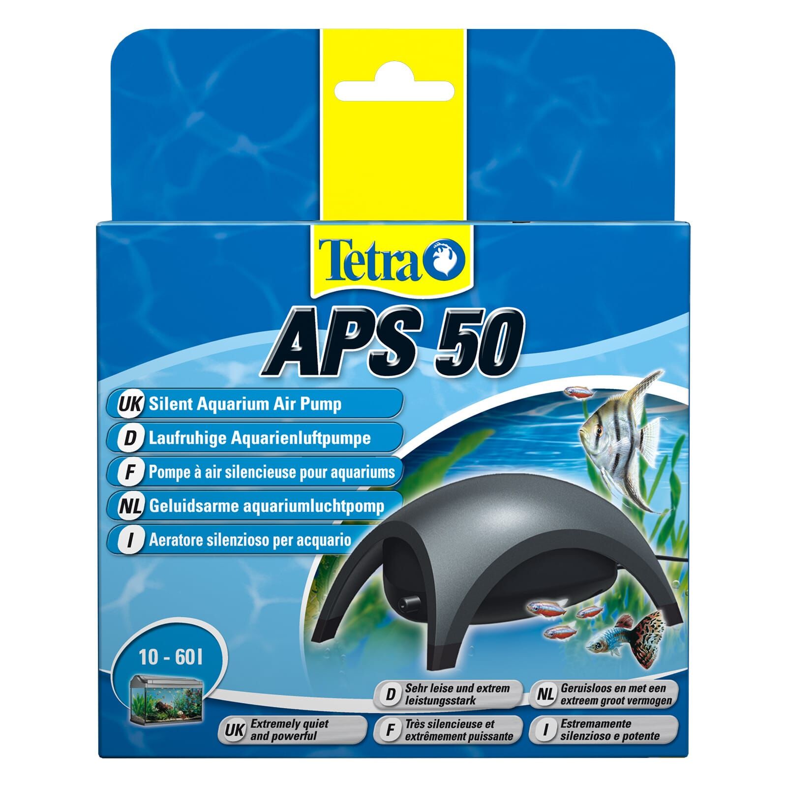 Tetra - Aquarienluftpumpe Anthrazit - APS 400