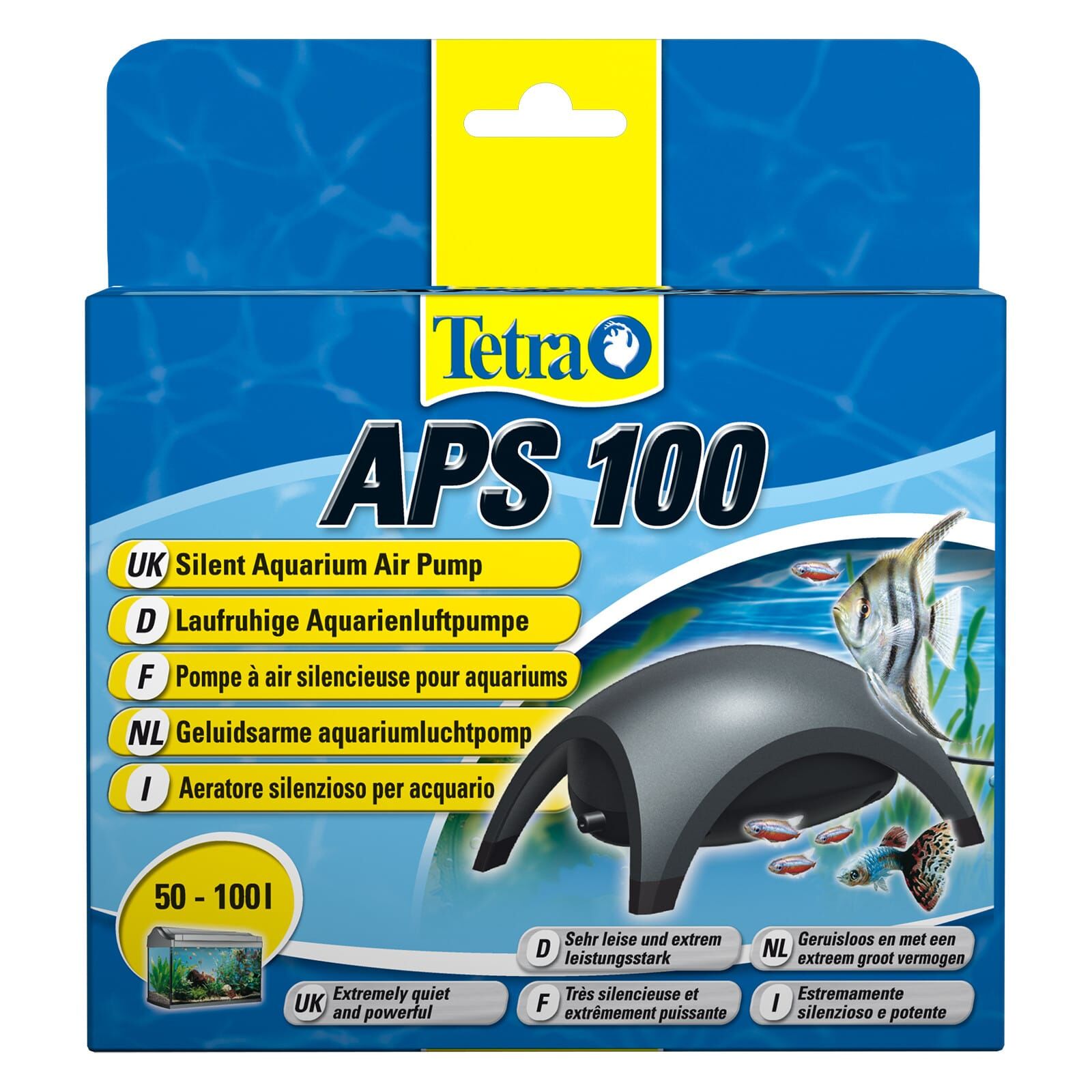 Tetra - Aquarienluftpumpe Anthrazit - APS 50