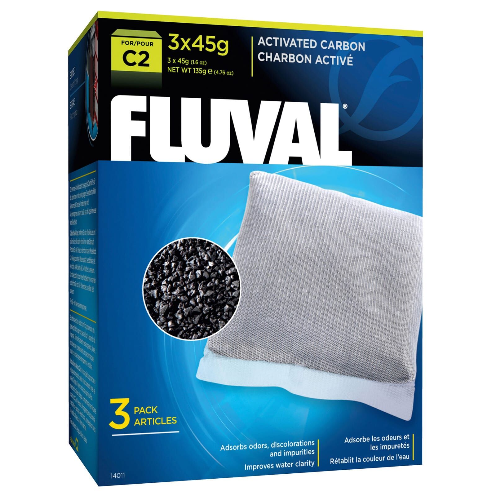 Fluval - Kohlepatrone 3er