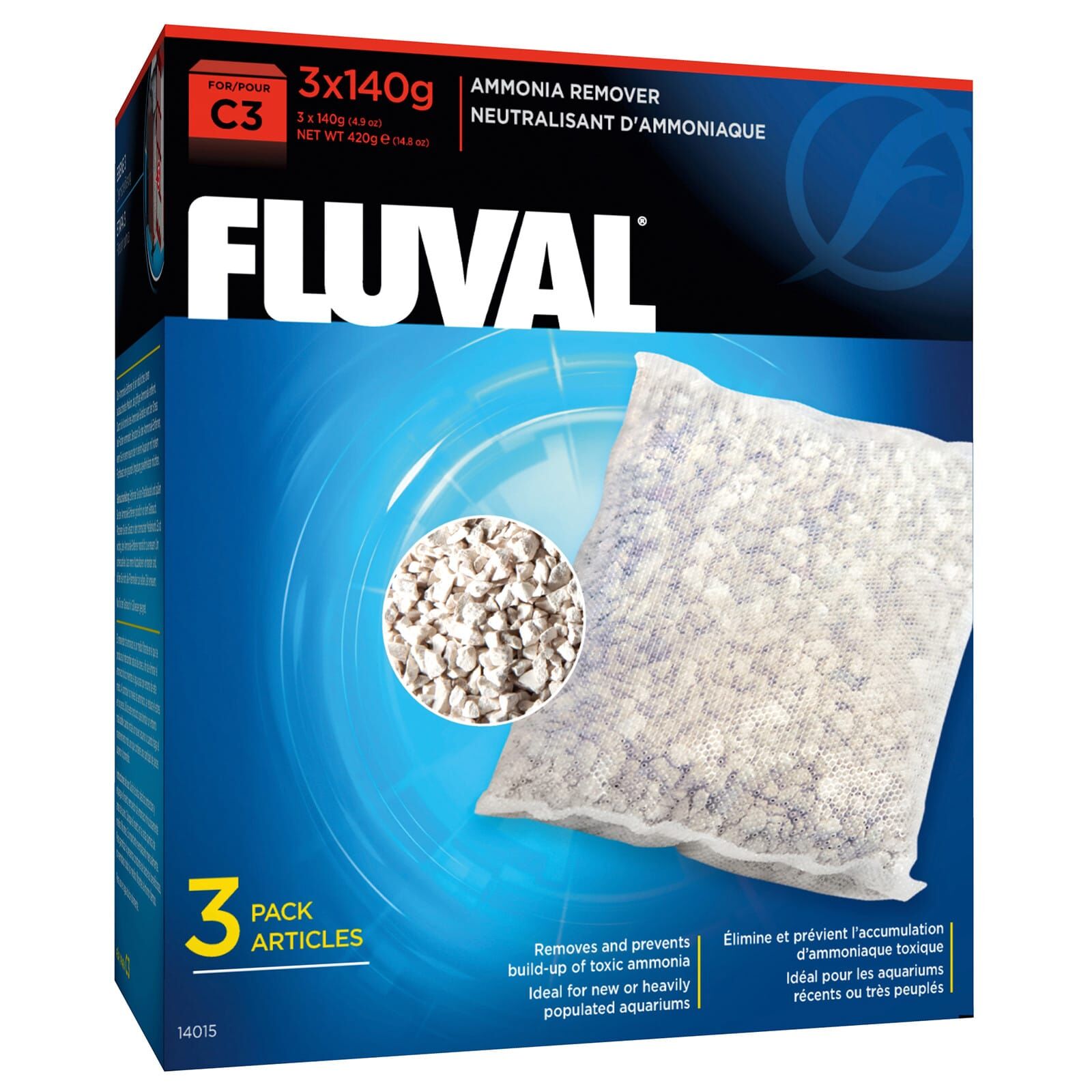 Fluval - Ammoniak Entferner 3er