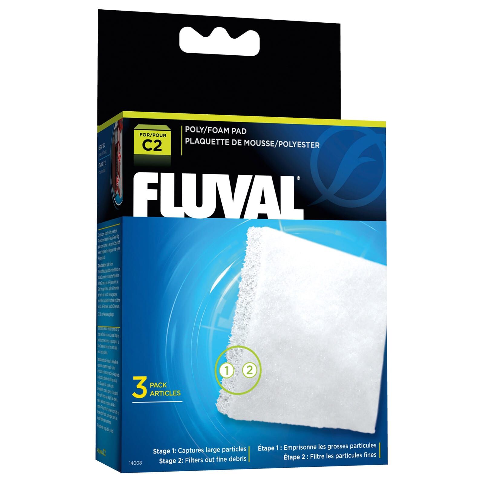 Fluval - Schaumstoff/Polypatrone 3er