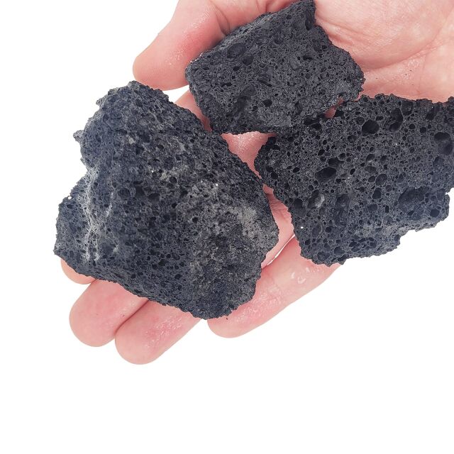 WIO - Decor-NanoRocks - Darwin Black Lava Rocks