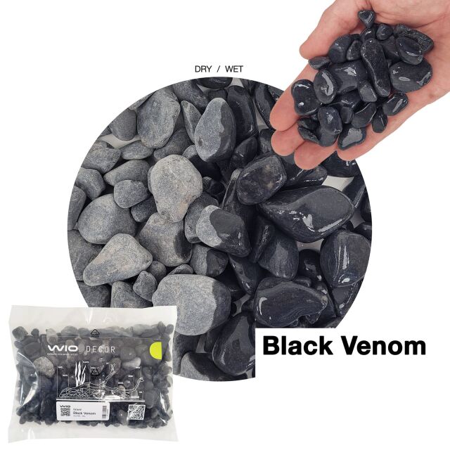 WIO - Decor-Gravels - Black Venom - 2 kg