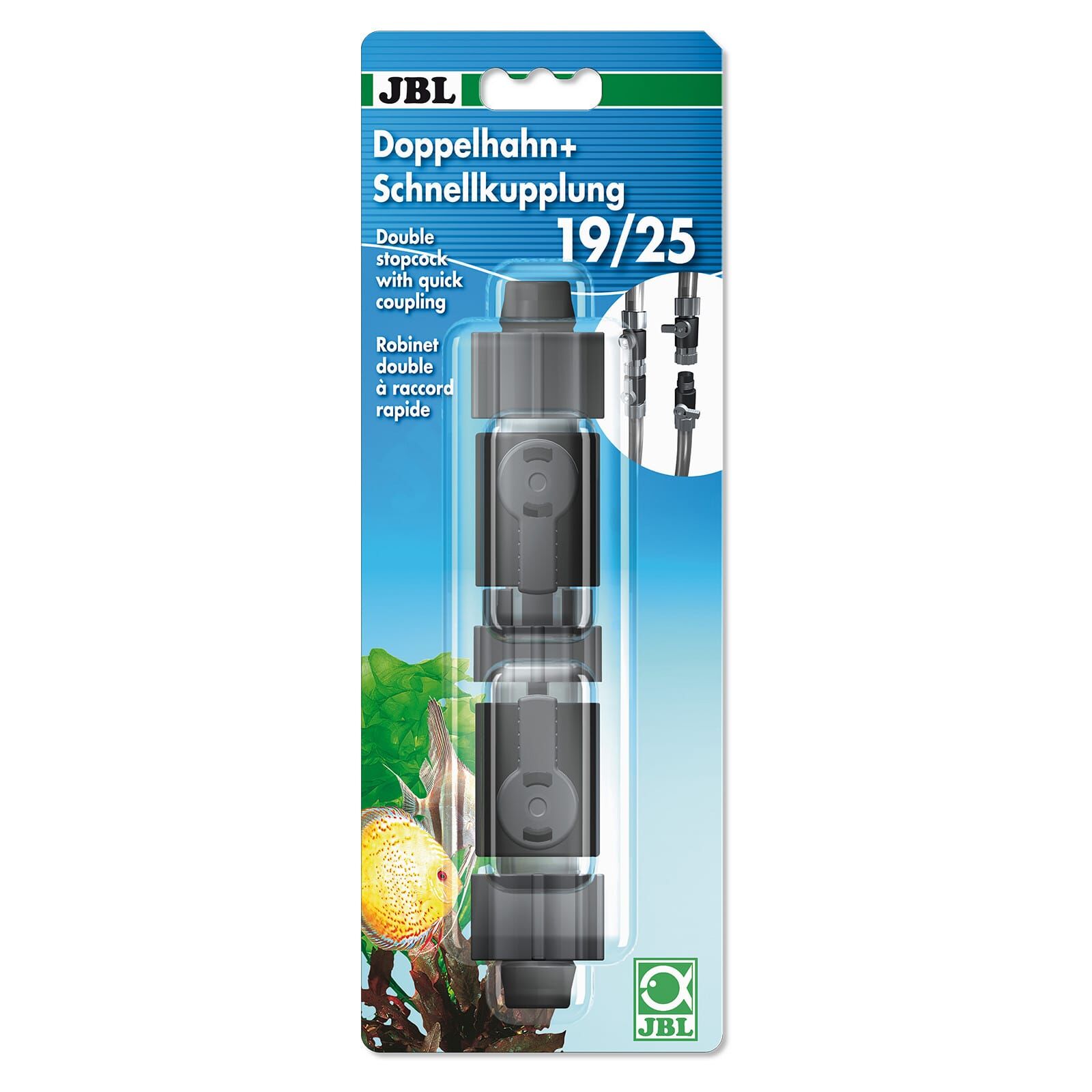 JBL - Doppelhahn + Schnellkupplung