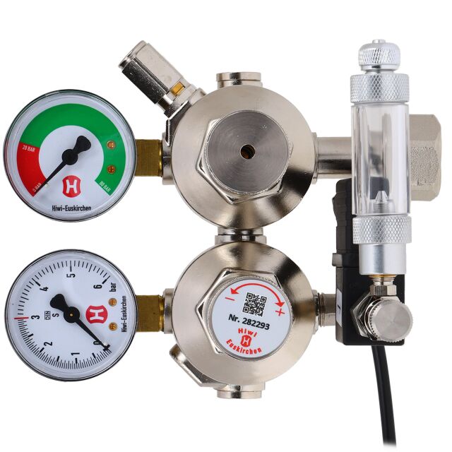 Hiwi - Doppelkammer Druckminderer + MV &amp; RSV