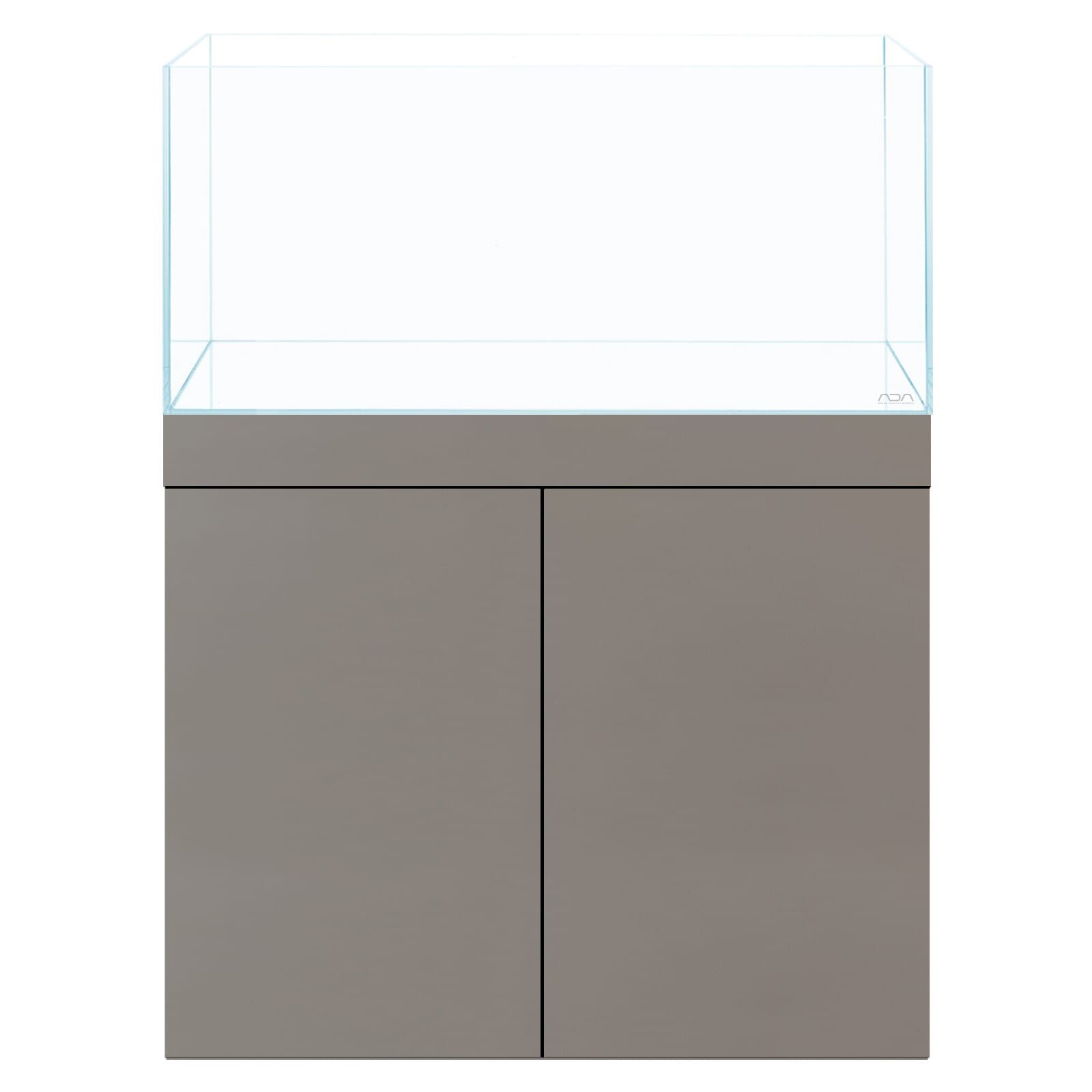 ADA - Aquarium Kombination - Wood Cabinet Gun Metallic Silver & Cube Garden