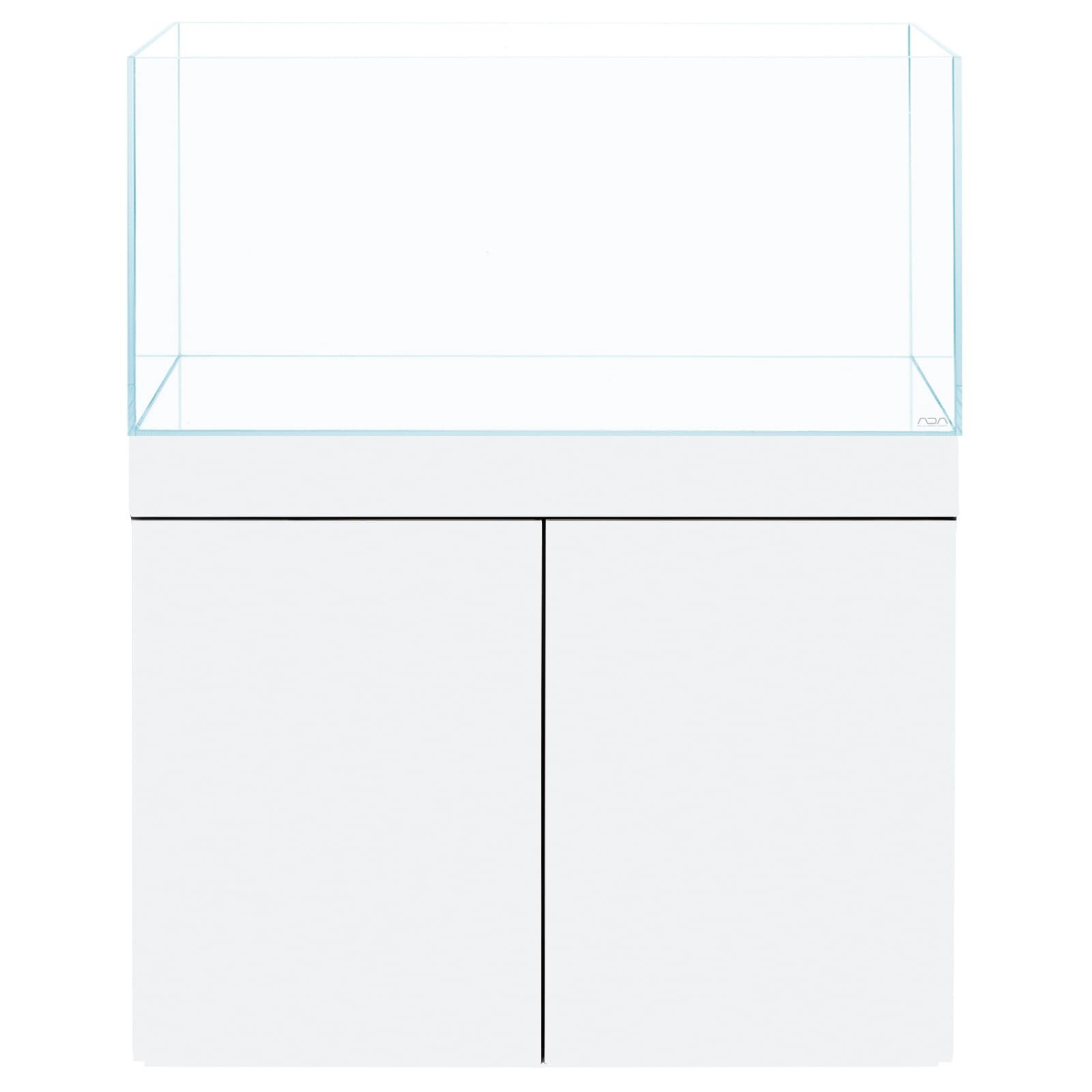 ADA - Aquarium Kombination - Wood Cabinet Off-White & Cube Garden