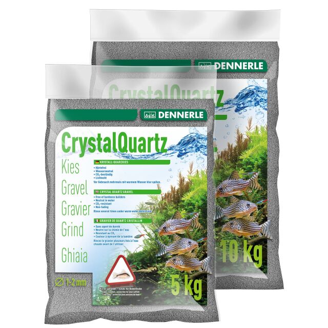 Dennerle - Kristall-Quarzkies - schiefergrau - B-Ware