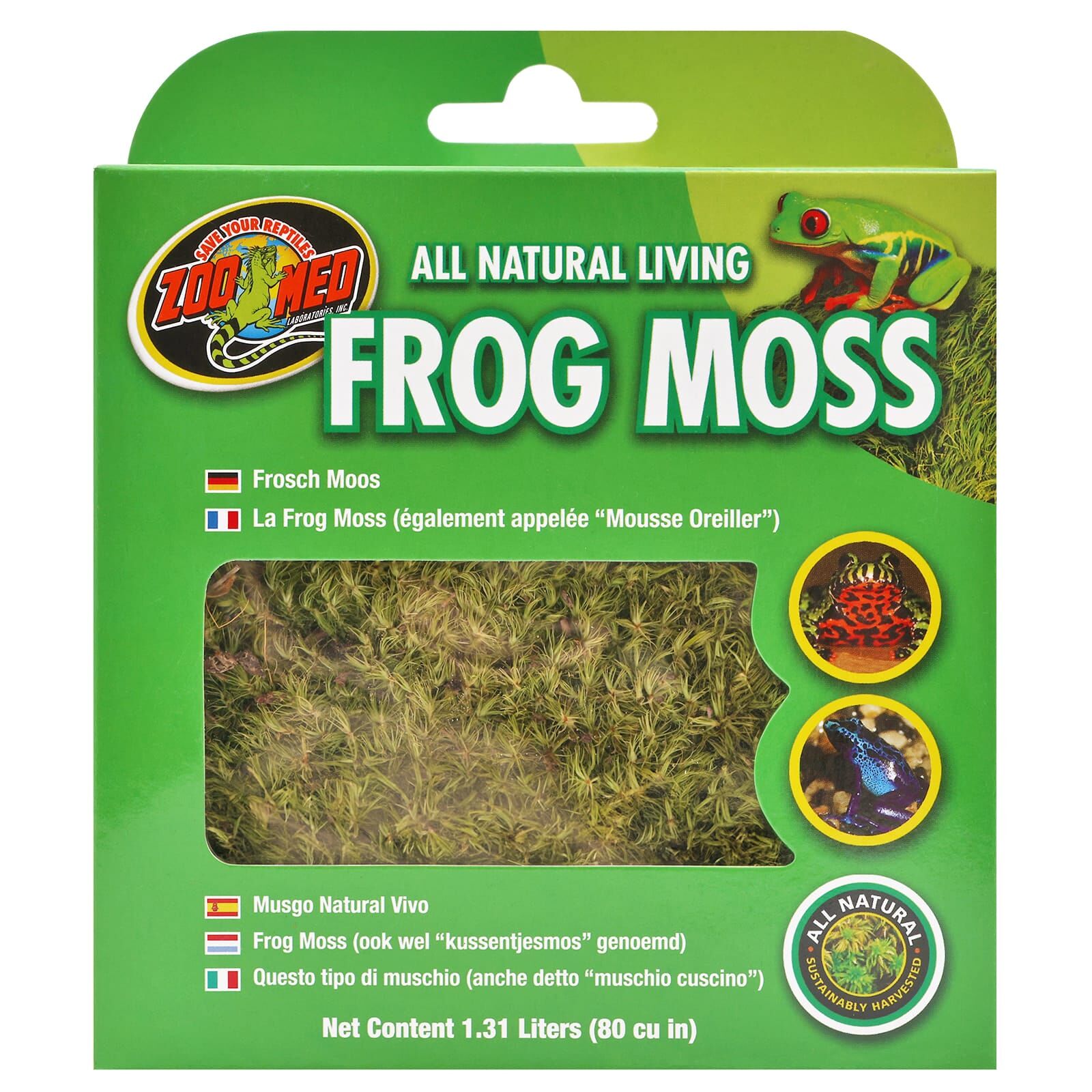 Zoo Med - All Natural Frog Moss - 1,31 l