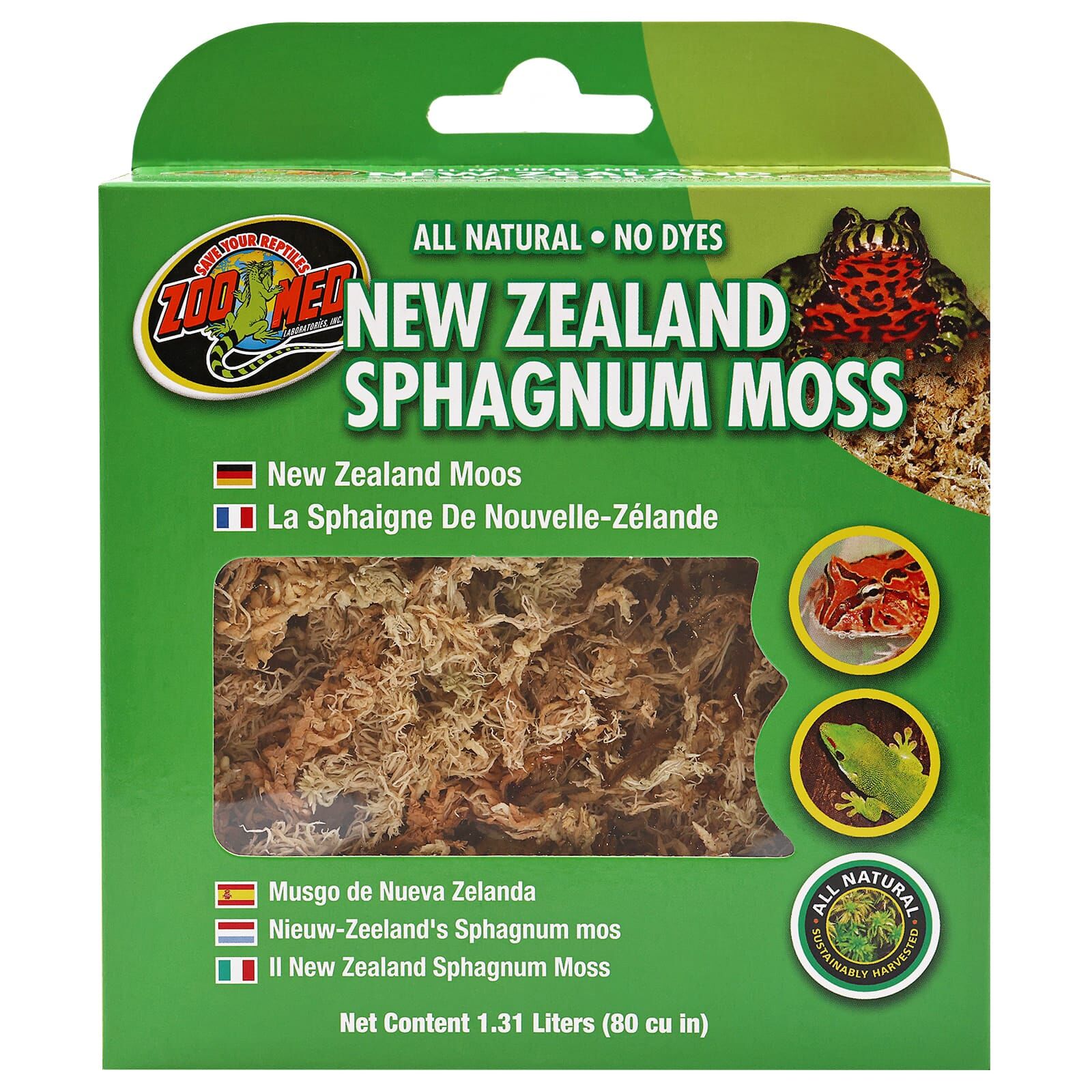 New Zealand Sphagnum Moss  Zoo Med Laboratories, Inc.