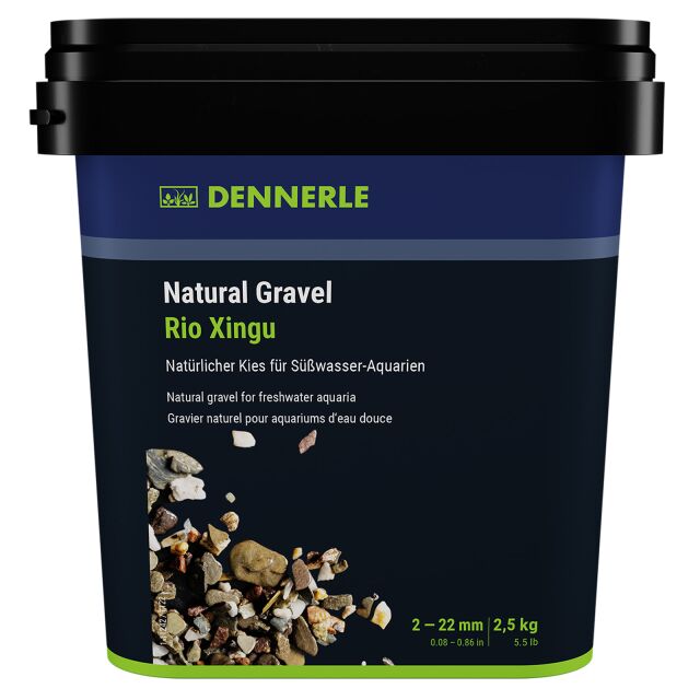 Dennerle - Natural Gravel - Rio Xingu - 2-22 mm