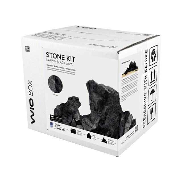 WIO - Stones - Darwin Black Lava Stone