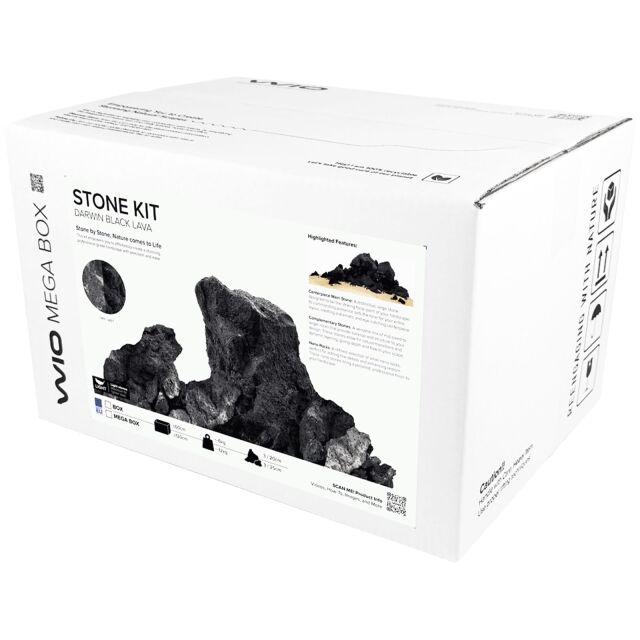 WIO - Stones - Darwin Black Lava Stone