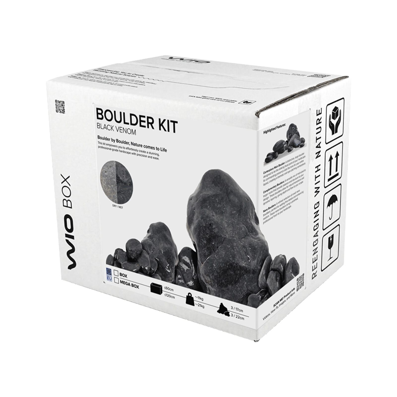 WIO - Stones - Black Venom Boulder