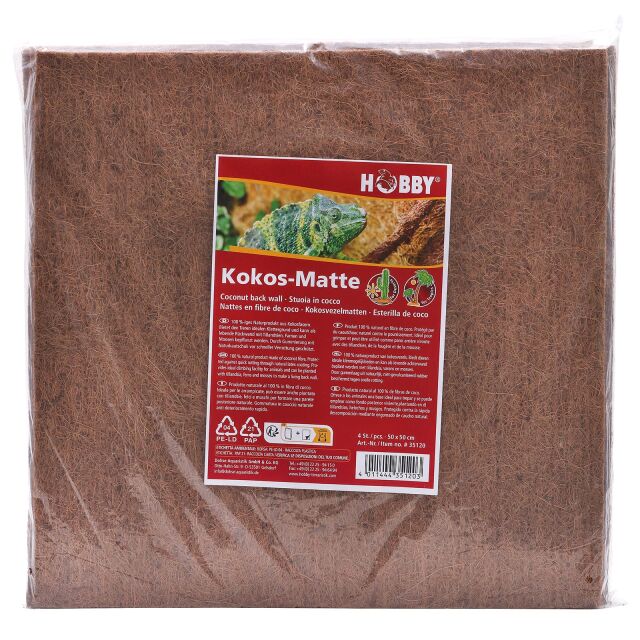 Hobby - Coconut Fiber Mat - 50 x 50 cm - 4x