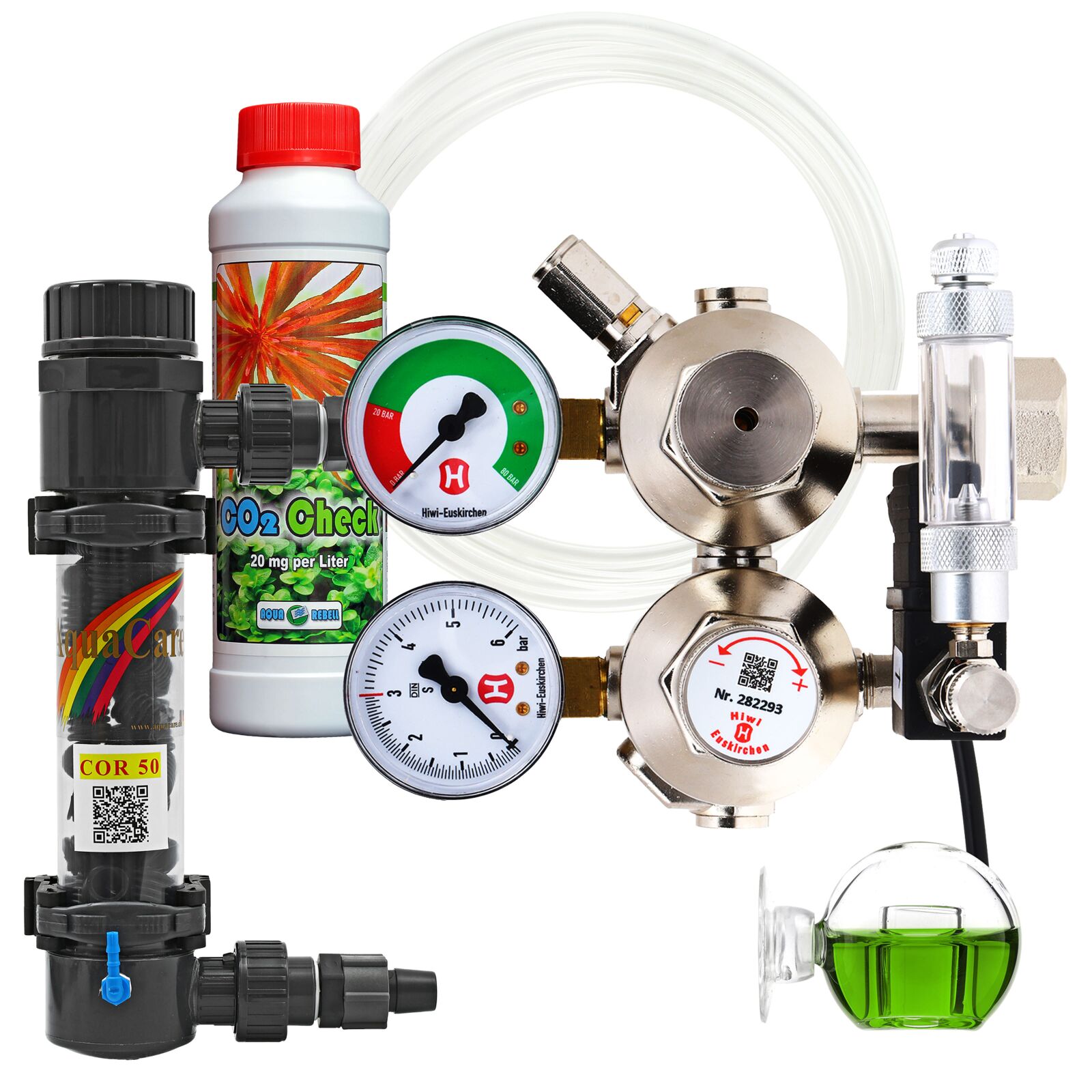 CO2 Set Advanced - Compact Reactor - Doppelkammer - bis 1000 l - 17 m ...