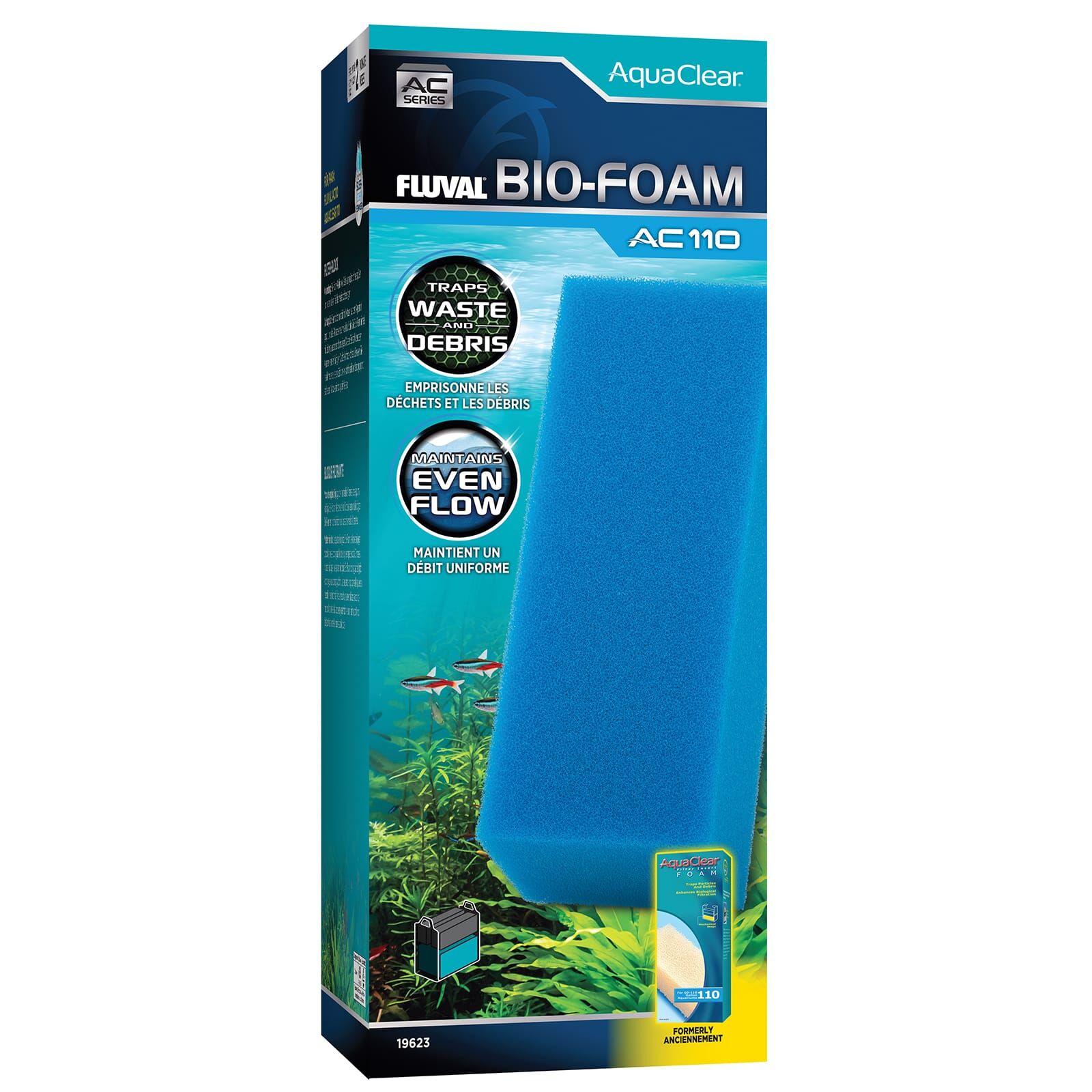 Fluval - AquaClear - Bio-Foam Filter insert - Blue