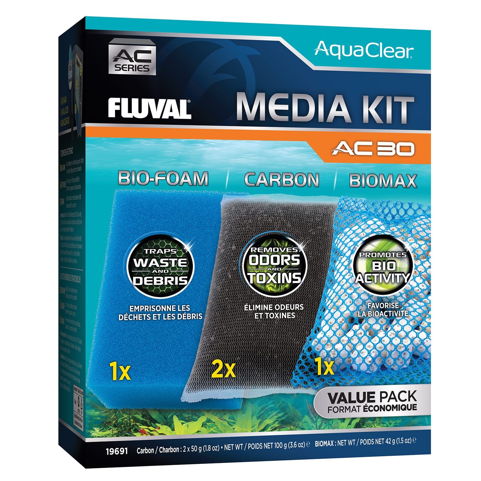 Fluval - AquaClear - Filter media set