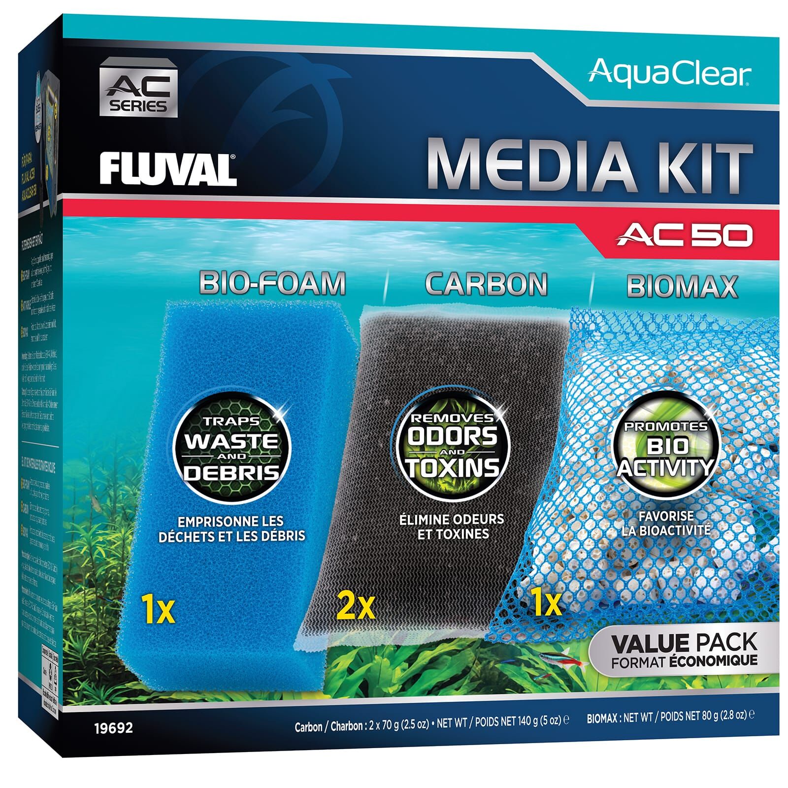 Fluval - AquaClear - Filter media set