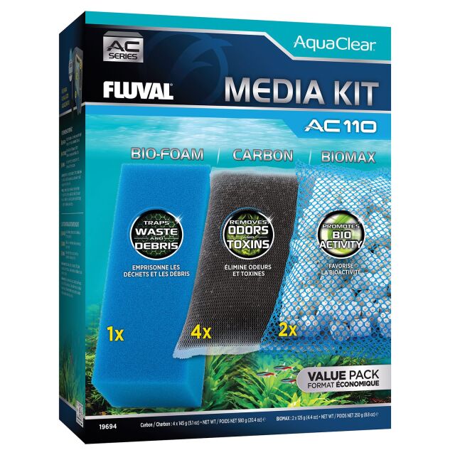 Fluval - AquaClear - Filtermedienset