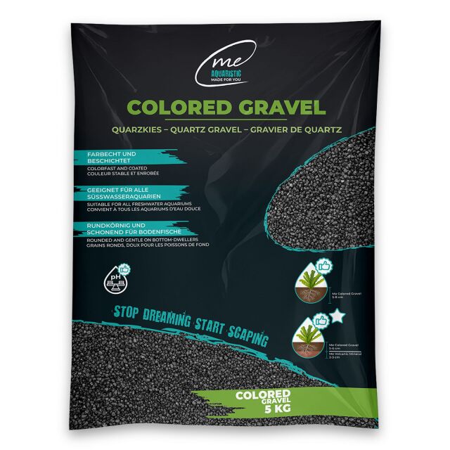 Me - Colored Gravel - Obsidian Black - 2,0-3,5 mm